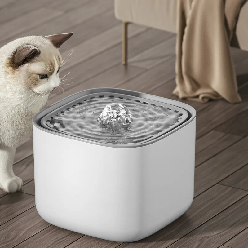 Pet Water Fountain Ultra-Quiet - 3L Capacity | BPA-Free Material