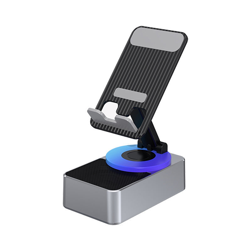 Phone stand with Bluetooth audio speaker