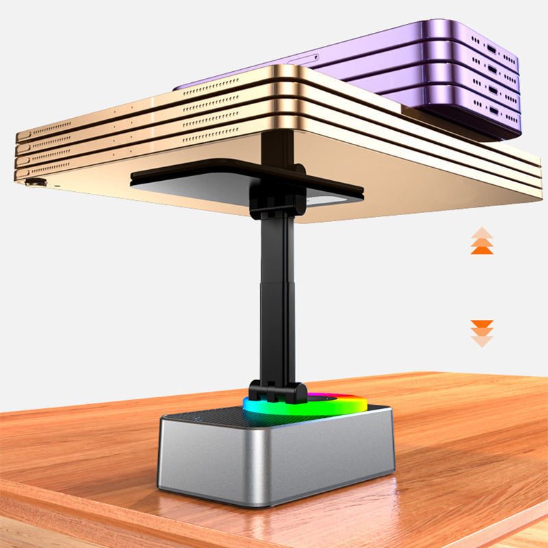 Phone stand with Bluetooth audio speaker