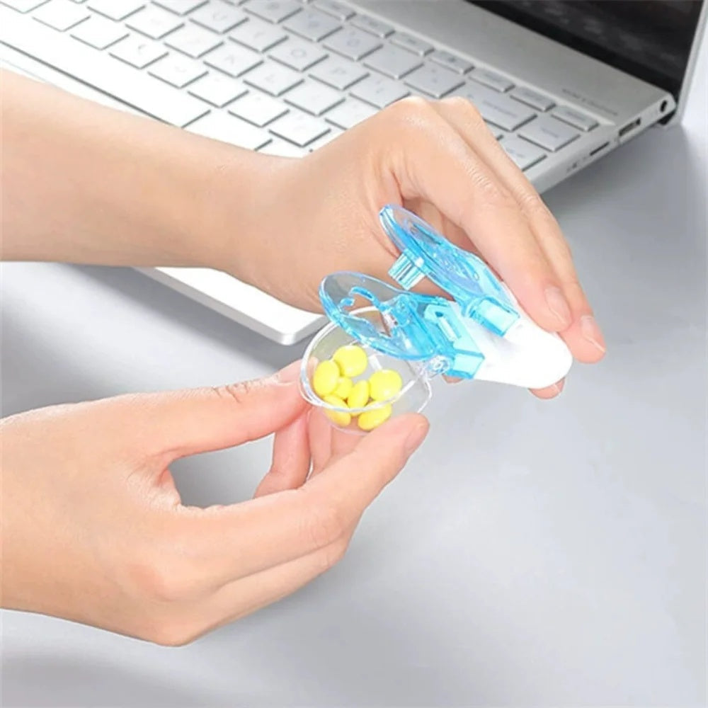 Pill Dispenser 1+2 FREE: Easy to Use Pill and Tablet Dispenser Tool