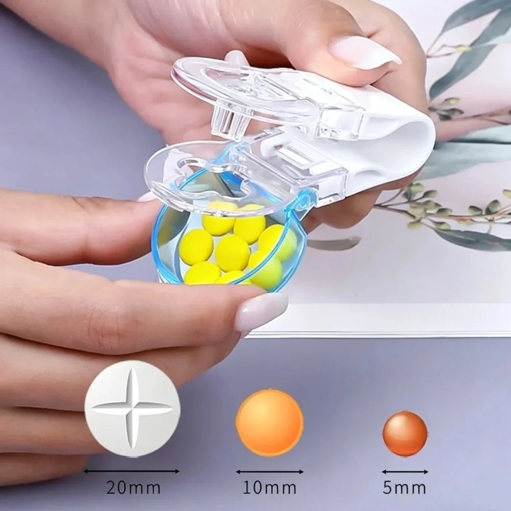 Pill Dispenser 1+2 FREE: Easy to Use Pill and Tablet Dispenser Tool