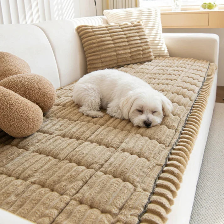 Plush Non Slip Couch Protector for Pets