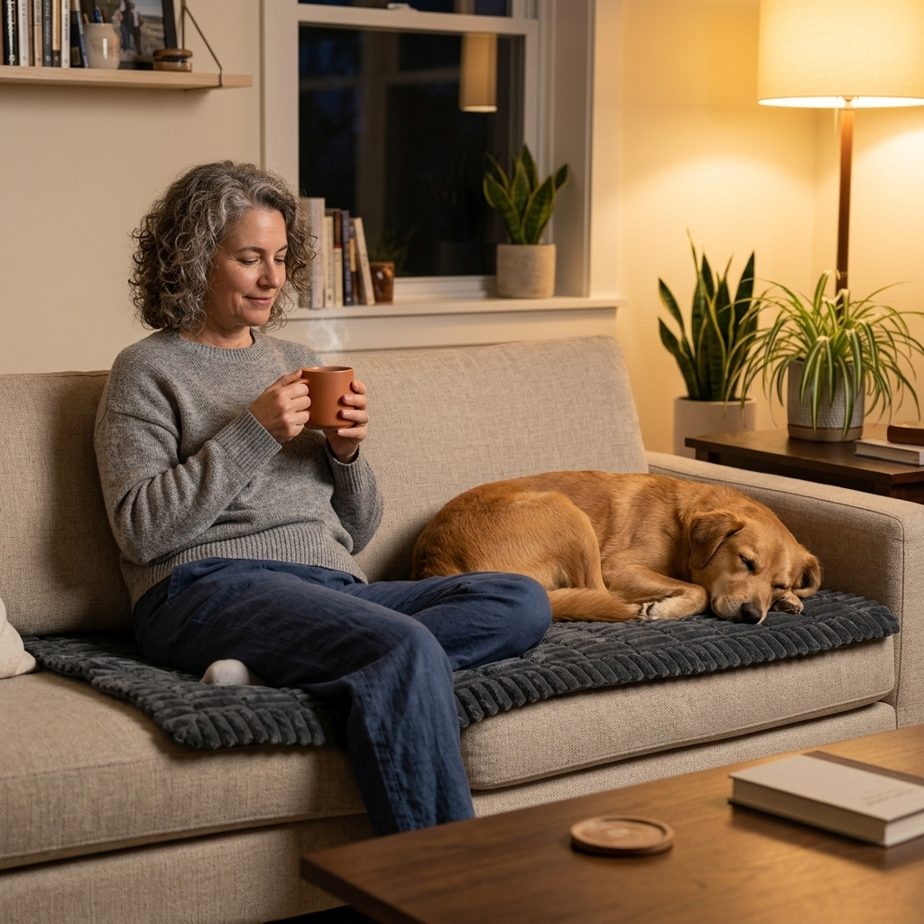 Plush Non Slip Couch Protector for Pets