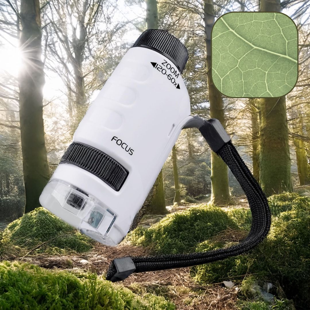 Pocket Microscope for Kids - Portable Scientific Discovery