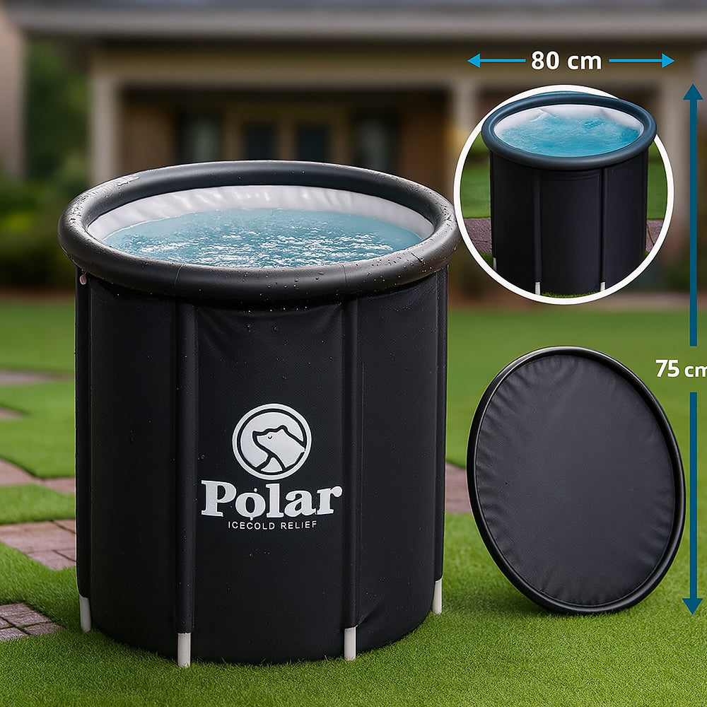 Polar Recovery Deluxe Ice Bath Ø 80 cm with Thermal Lid
