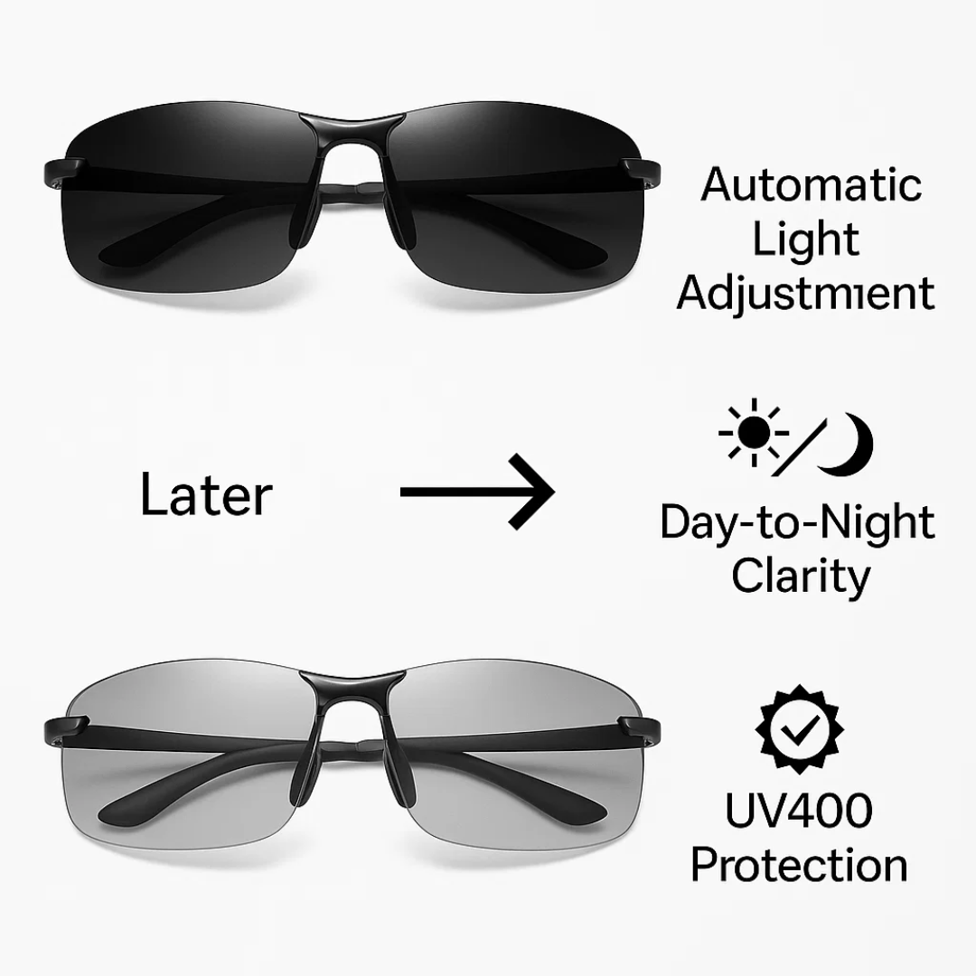 Polarised Photochromic Sunglasses