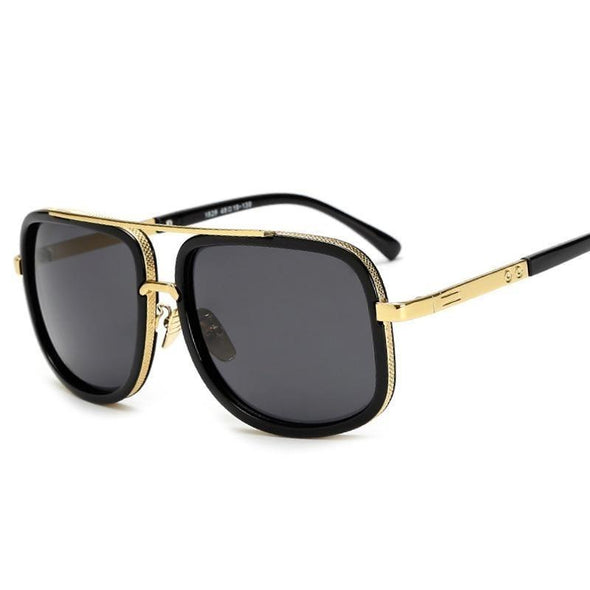 Polarized Sunglasses for Men with UV400 Protection and Lightweight Alloy Frame
