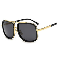 Polarized Sunglasses for Men with UV400 Protection and Lightweight Alloy Frame