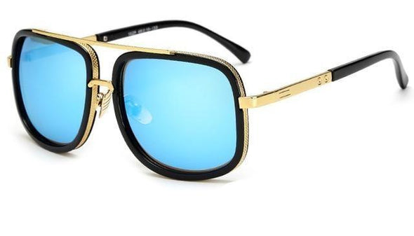 Polarized Sunglasses for Men with UV400 Protection and Lightweight Alloy Frame