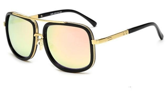 Polarized Sunglasses for Men with UV400 Protection and Lightweight Alloy Frame