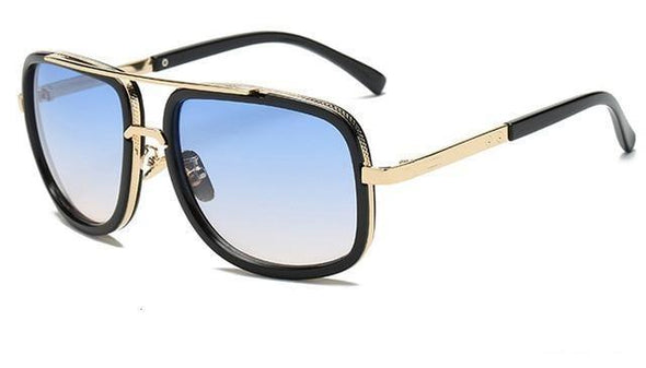 Polarized Sunglasses for Men with UV400 Protection and Lightweight Alloy Frame