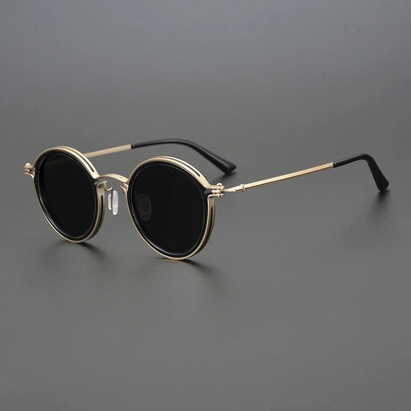 Polarized Sunglasses with UV 400 Filter and Shiny Metal Frame – Stylish Sunglasses for Outdoor Wear