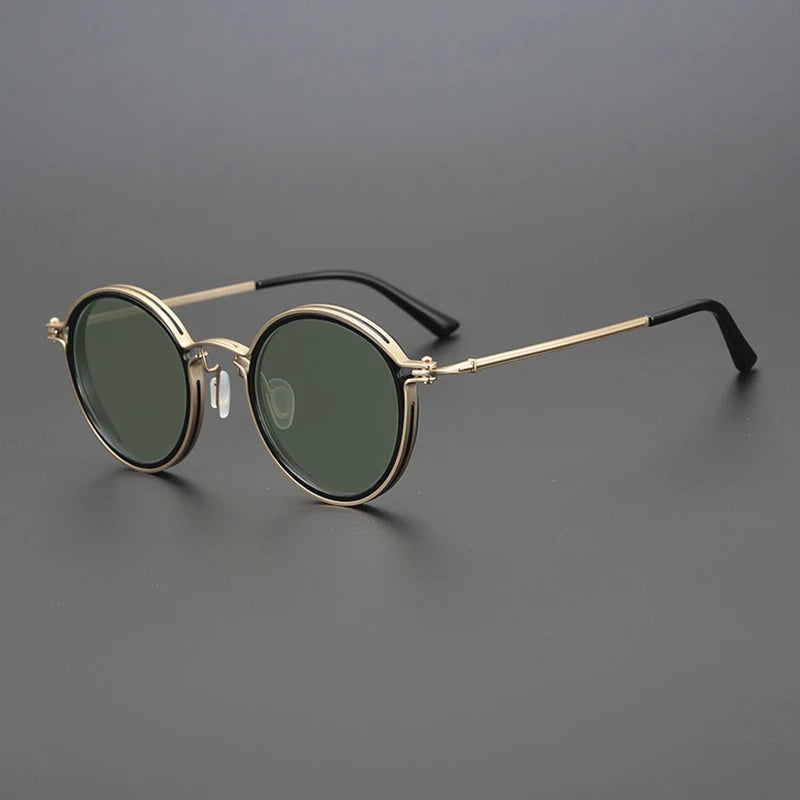 Polarized Sunglasses with UV 400 Filter and Shiny Metal Frame – Stylish Sunglasses for Outdoor Wear