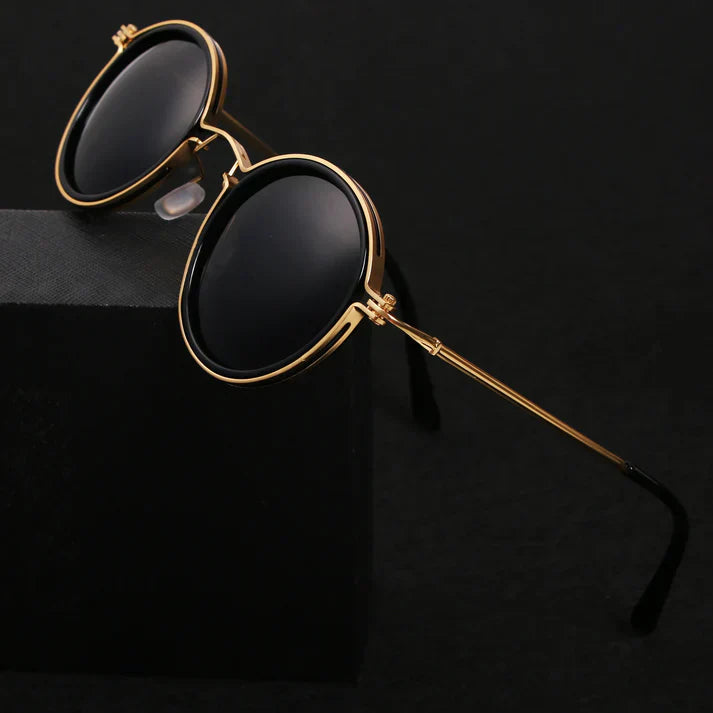Polarized Sunglasses with UV 400 Filter and Shiny Metal Frame – Stylish Sunglasses for Outdoor Wear