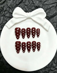 Polka Dot Press-On Nail Set