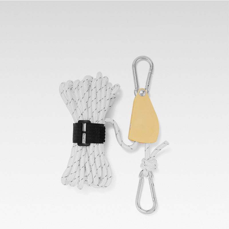 Portable Adjustable Camping Rope - Reflective and Durable