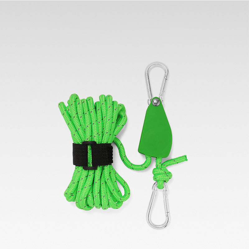 Portable Adjustable Camping Rope - Reflective and Durable