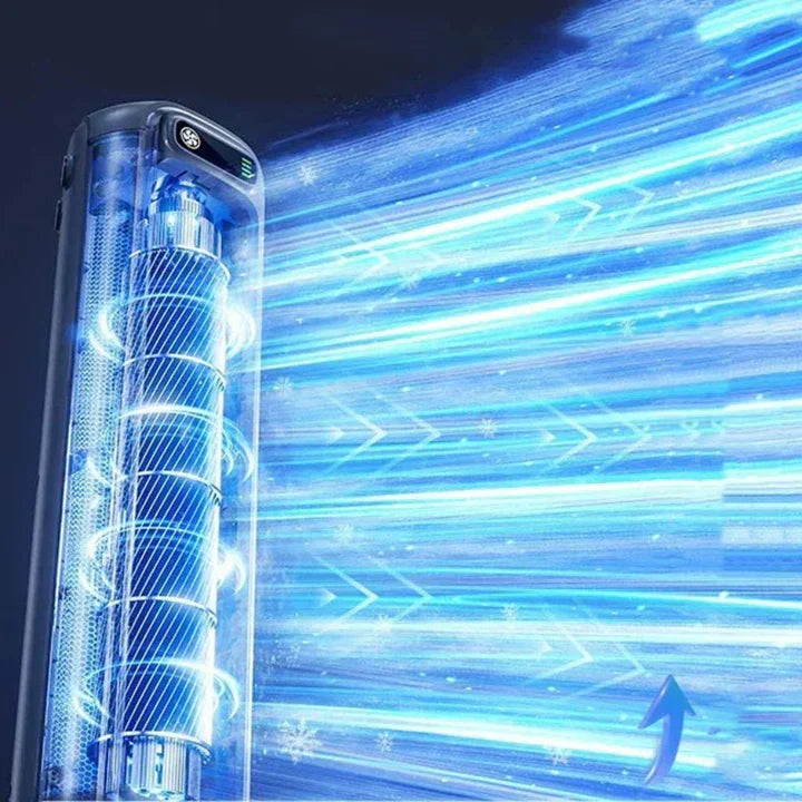 Portable Air Cooler with Wireless Rechargeable Design