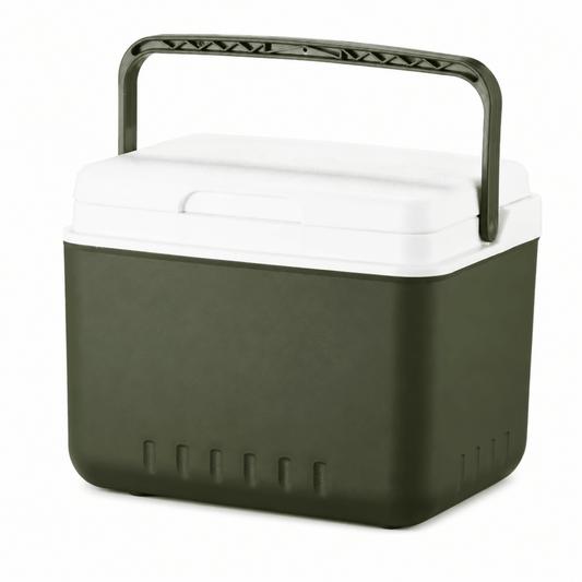Portable cooler for hot and cold meals on the go