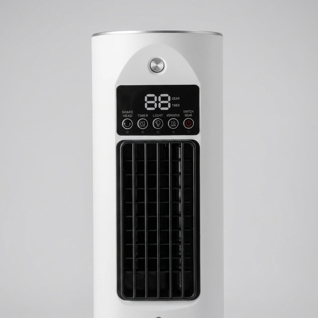 Portable Desk Air Cooler with Humidifier, USB Powered, Bladeless, 6 Speeds, Remote Control [PRE-ORDER]