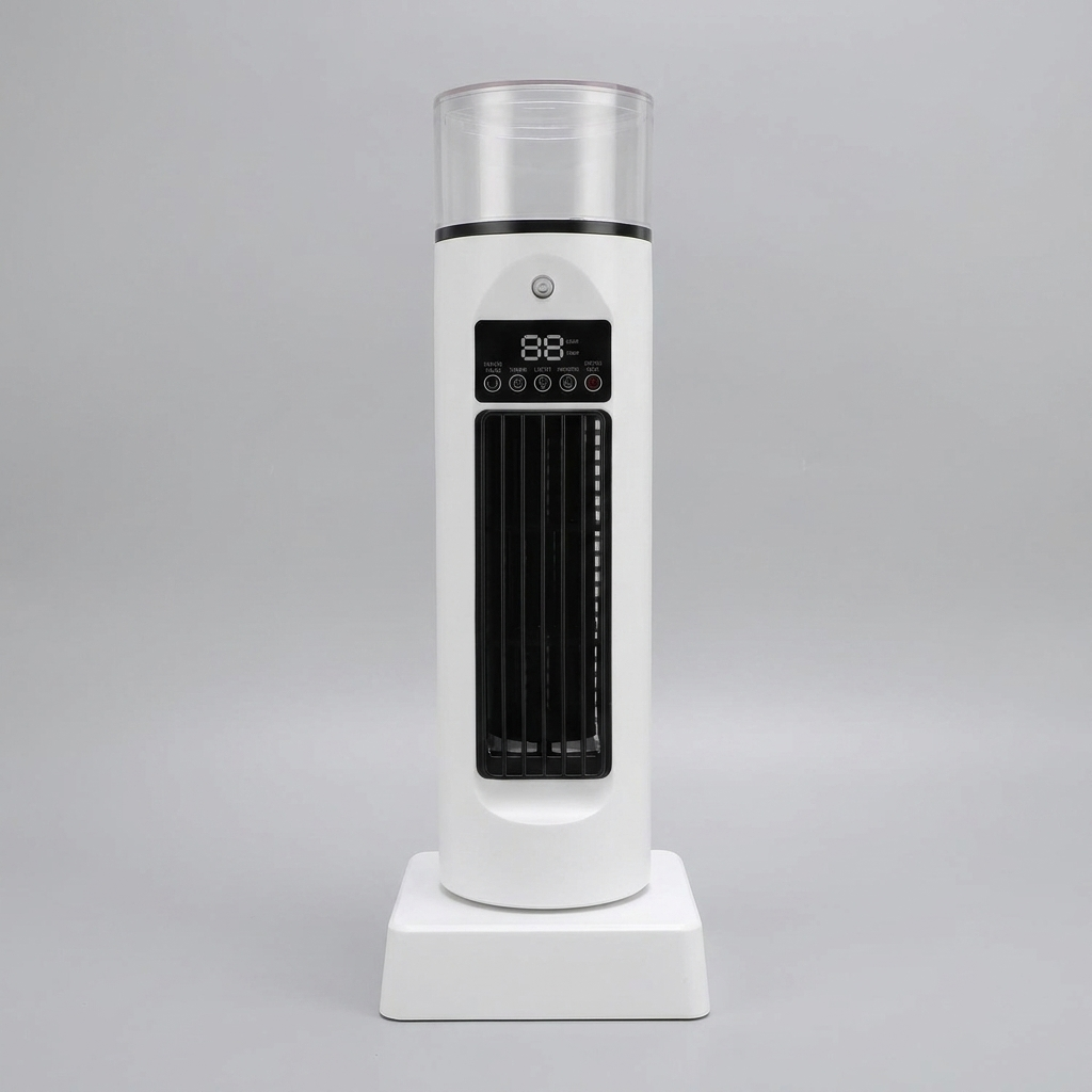 Portable Desk Air Cooler with Humidifier, USB Powered, Bladeless, 6 Speeds, Remote Control [PRE-ORDER]