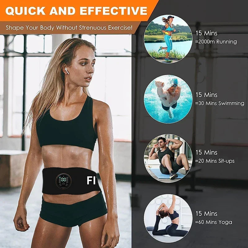 Portable Easy Comfortable Muscle Stimulator Toning Belt