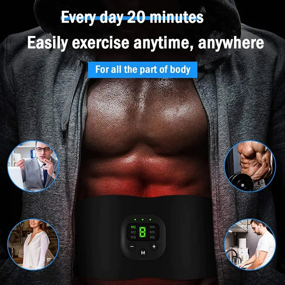 Portable Easy Comfortable Muscle Stimulator Toning Belt