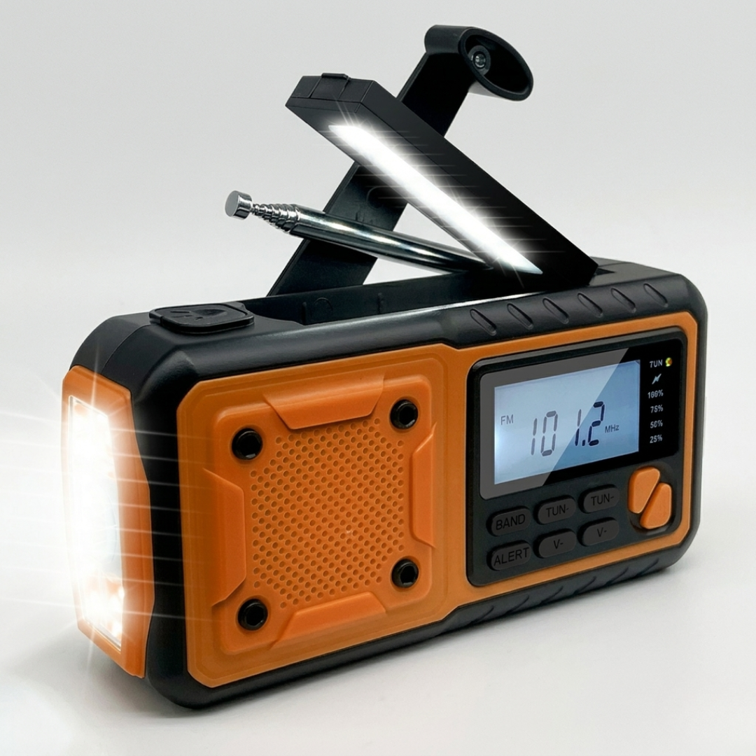 Portable Emergency Crank Radio