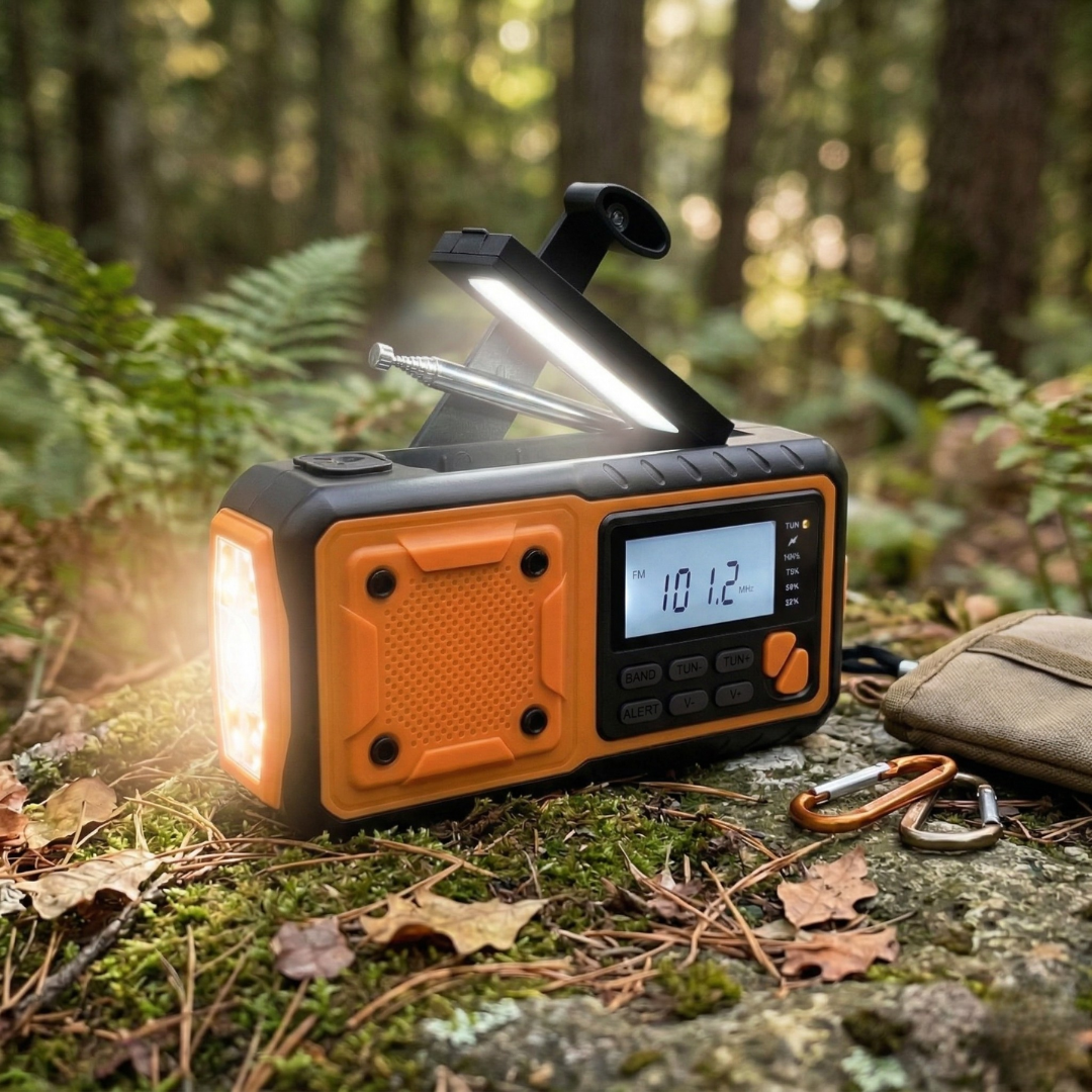 Portable Emergency Crank Radio