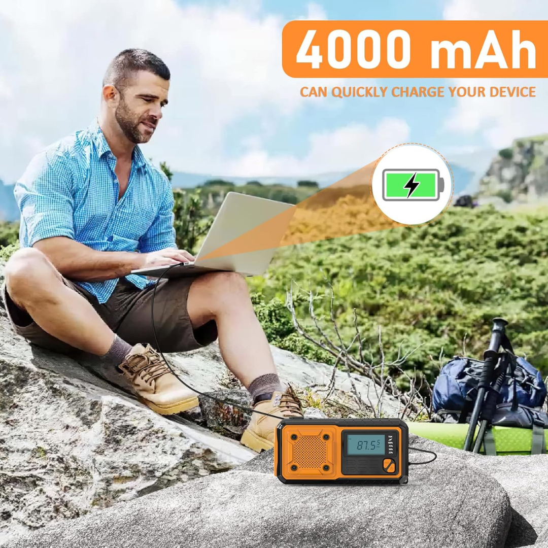 Portable Emergency Crank Radio