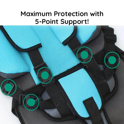 Portable & Foldable Child Car Booster Seat