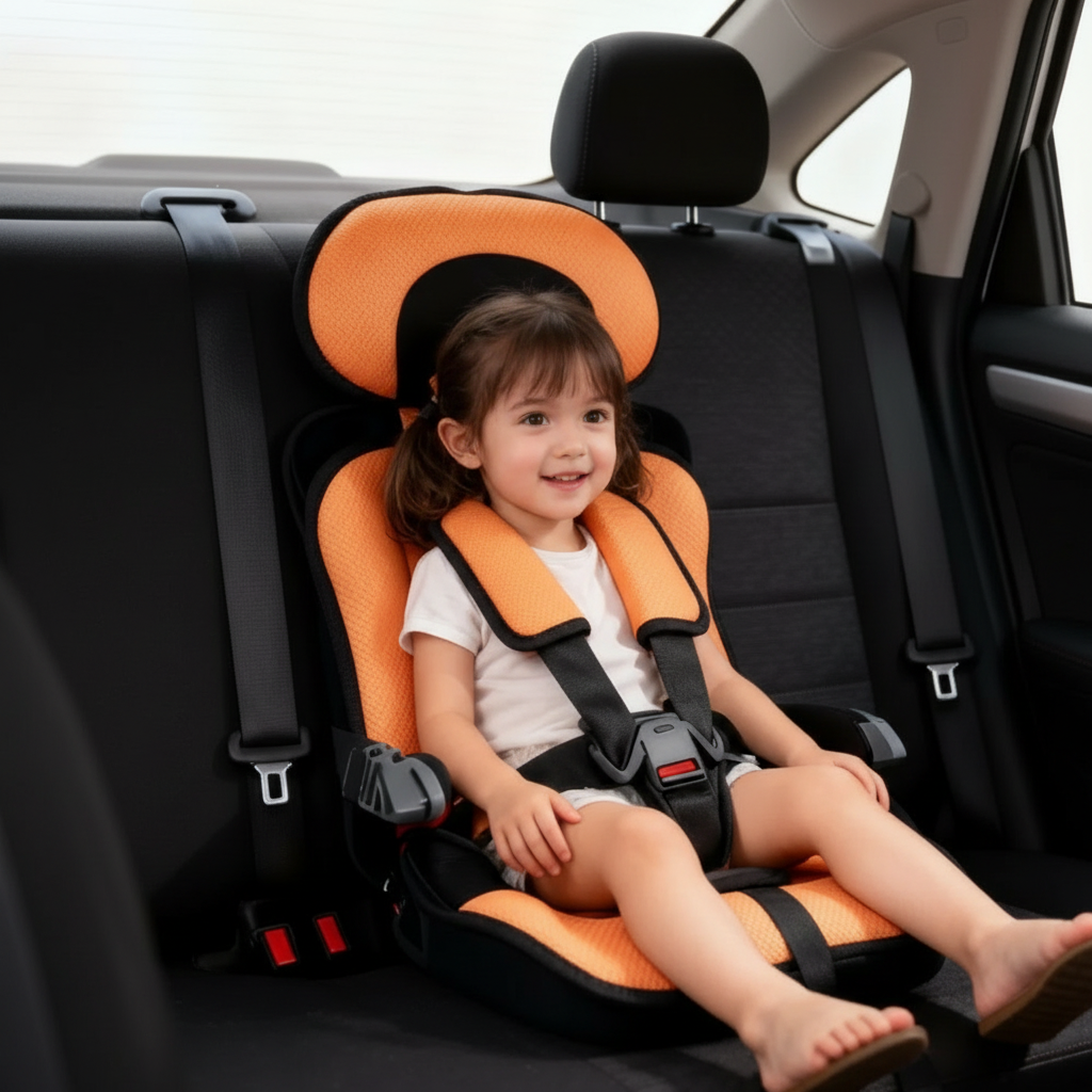 Portable & Foldable Child Car Booster Seat