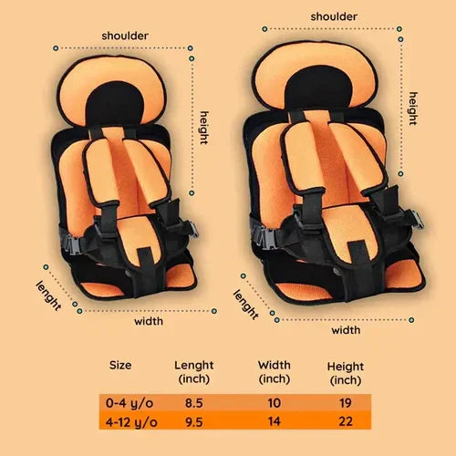 Portable & Foldable Child Car Booster Seat