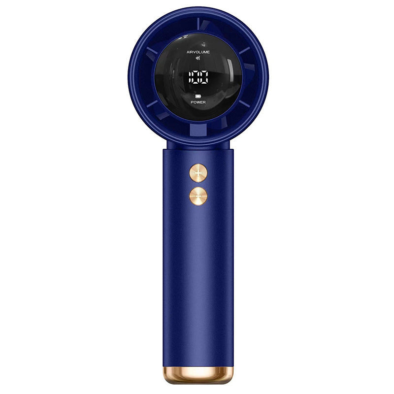Portable Hand Fan with Digital LCD Display