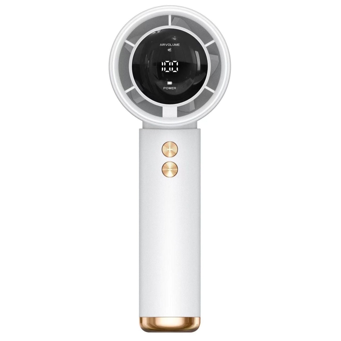Portable Hand Fan with Digital LCD Display