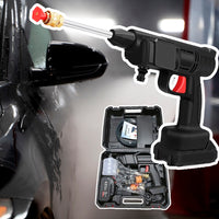 Portable High Pressure Washer - 24 bar with Battery Including Charger and Fine Case