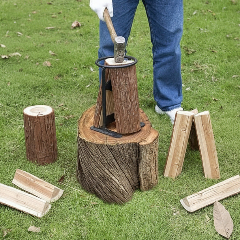 Portable Manual Log Splitter for Easy Firewood