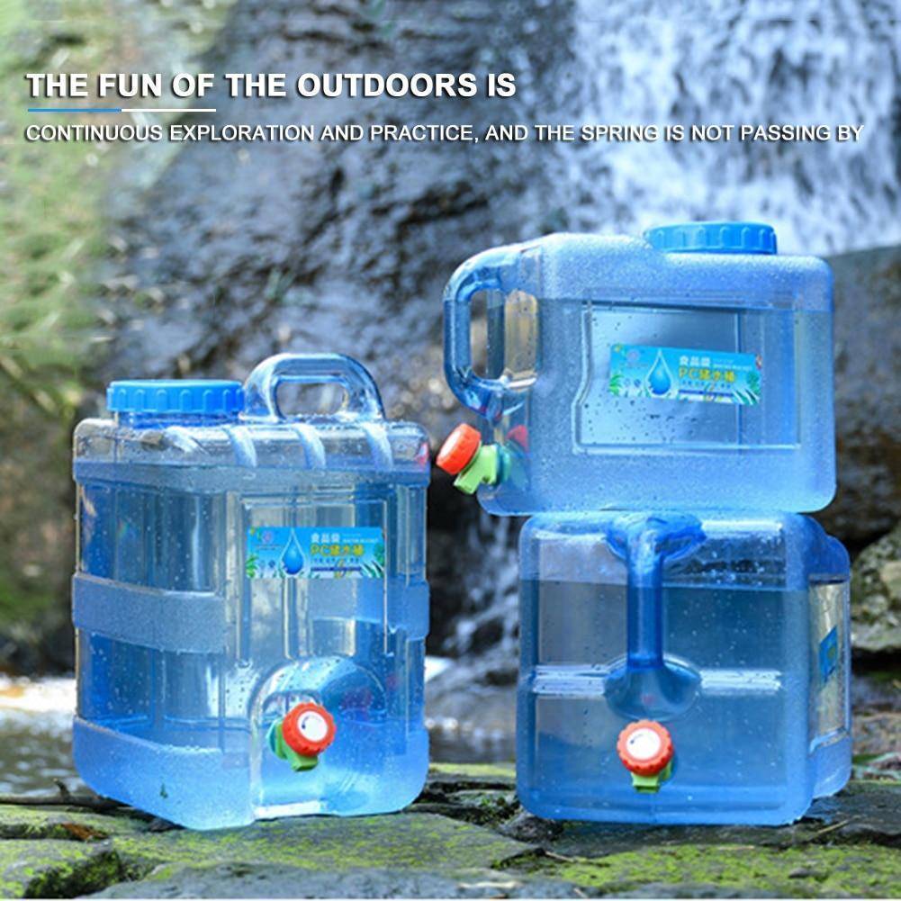 Portable Outdoor Water Storage Barrel with Spigot