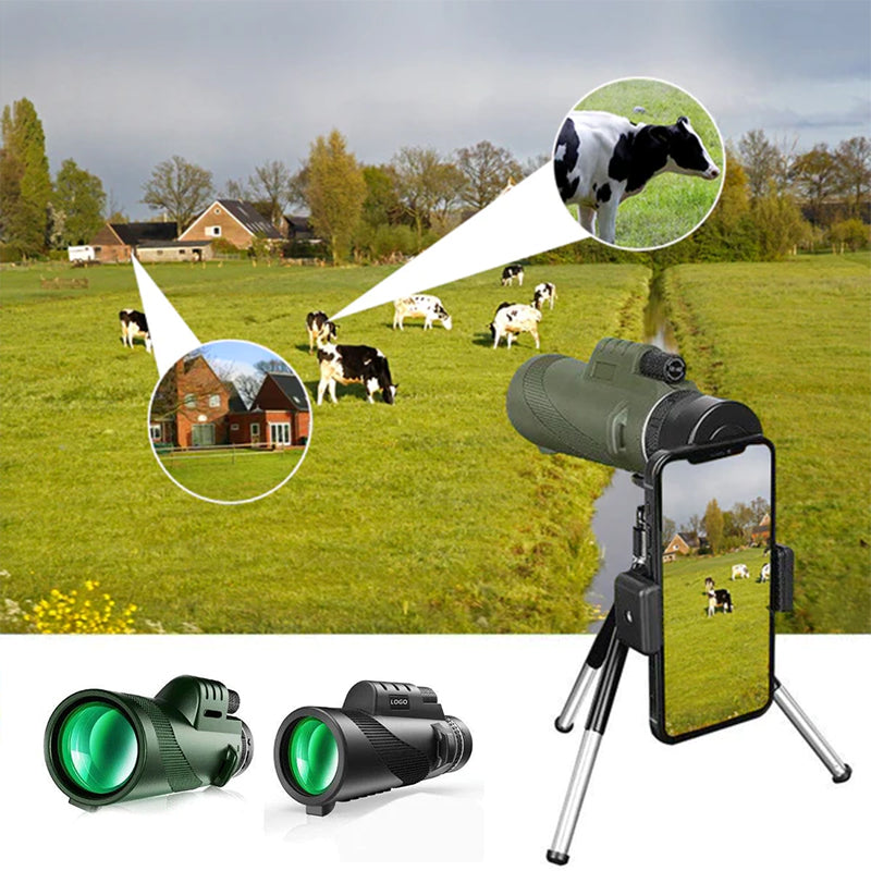Portable Zoom HD 5000M Telescope for Outdoor Use