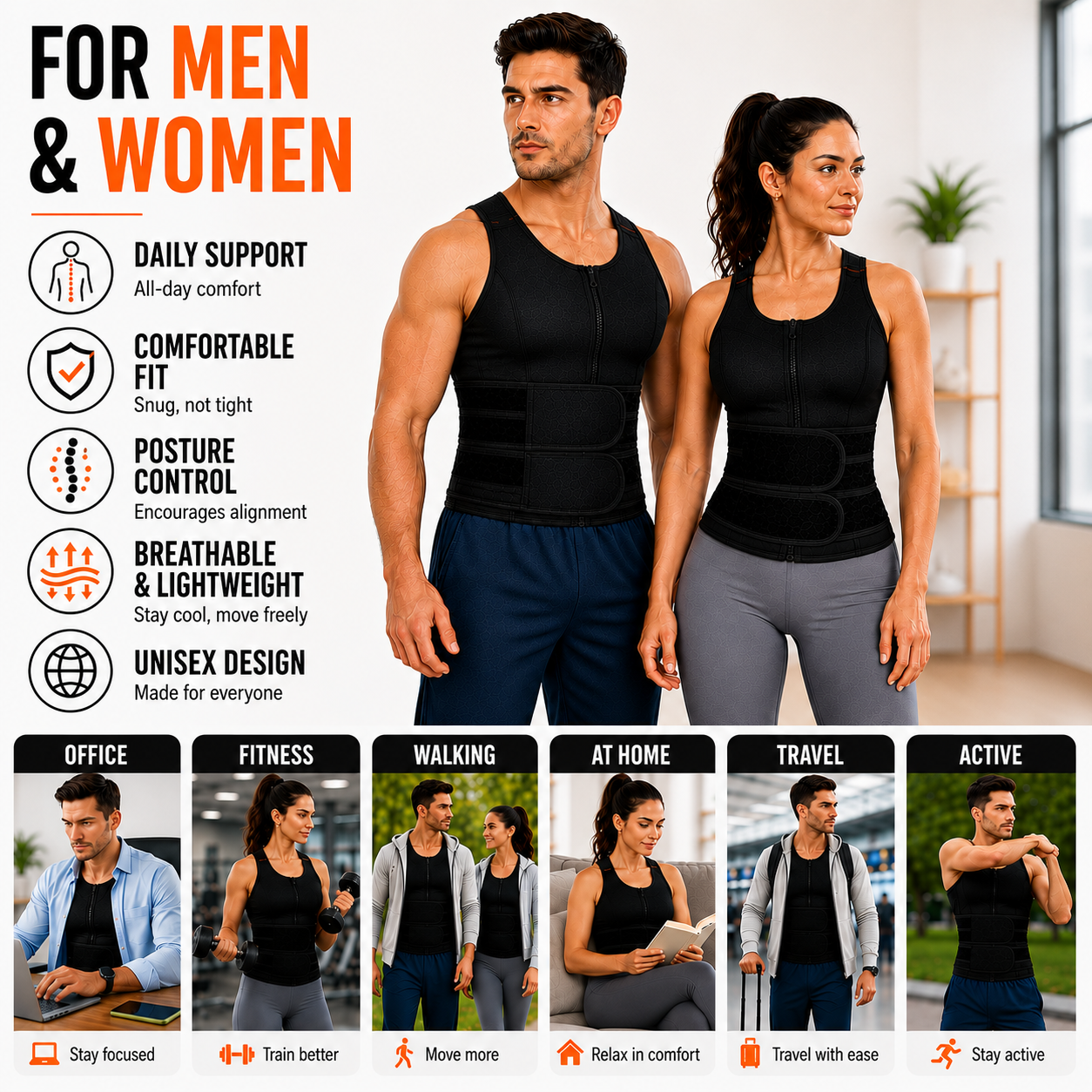 PostuFlexor Adjustable Clavicle Posture Brace