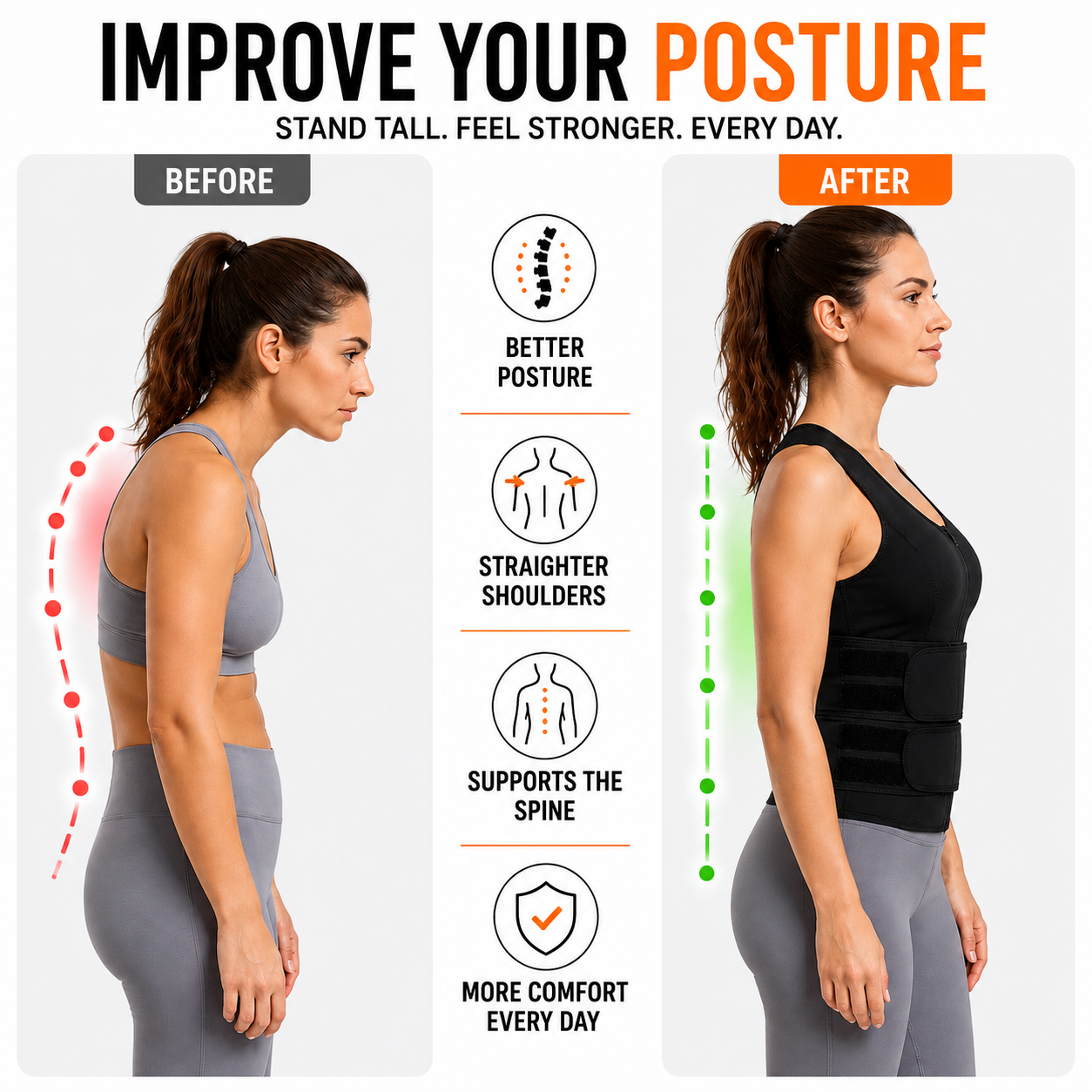 PostuFlexor Adjustable Clavicle Posture Brace
