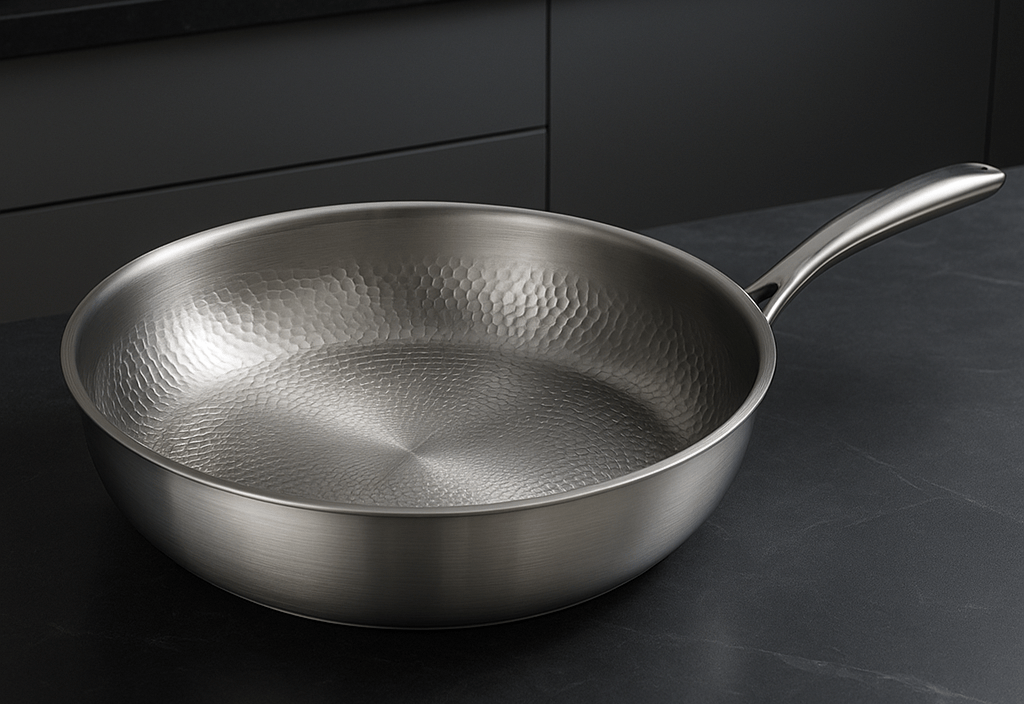 Premium Titanium Non-Coated Pan for All Hobs