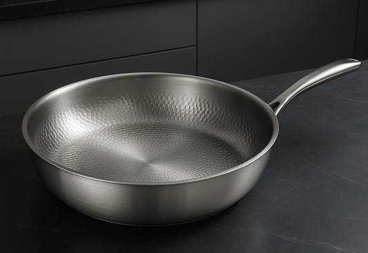 Premium Titanium Non-Coated Pan for All Hobs