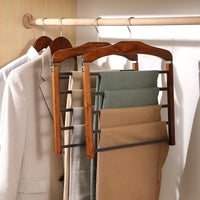 Premium Walnut Wood Multi-Bar Hanger