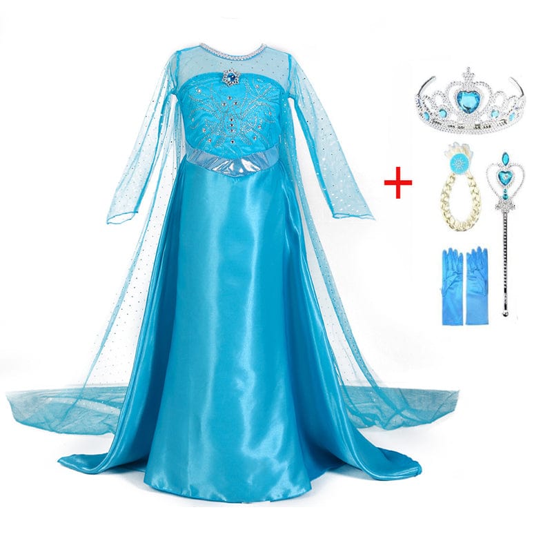 Princess Dress Blue - Includes Accessories for Play Fun