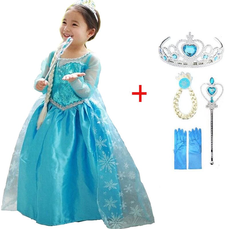Princess Dress Blue - Includes Accessories for Play Fun