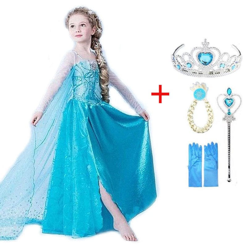 Princess Dress Blue - Includes Accessories for Play Fun