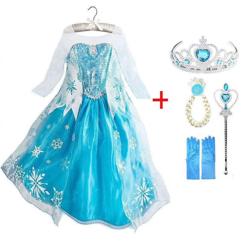 Princess Dress Blue - Includes Accessories for Play Fun