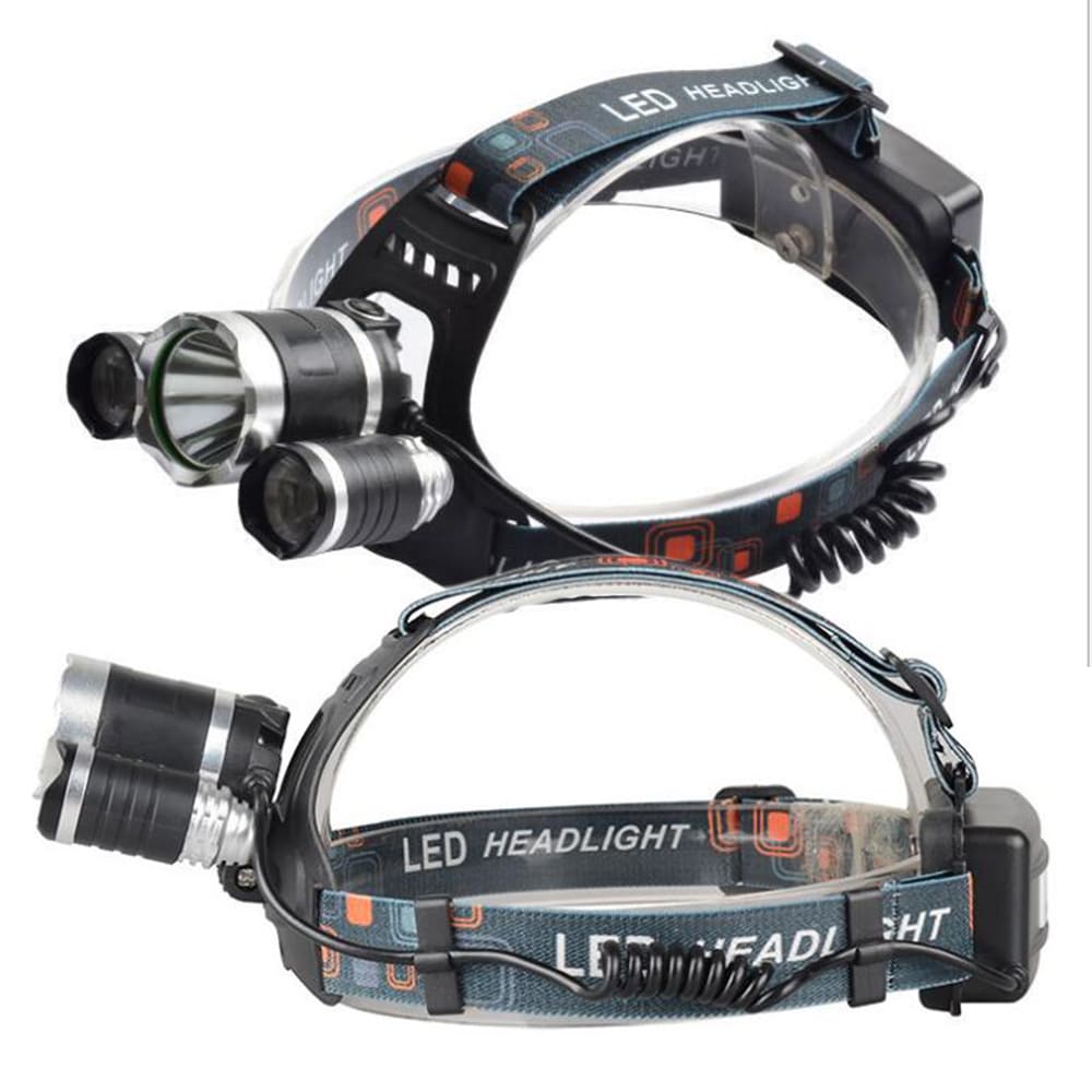 Professional LED Headlamp (5000 Lumens) - Multifunctional and Rechargeable with USB