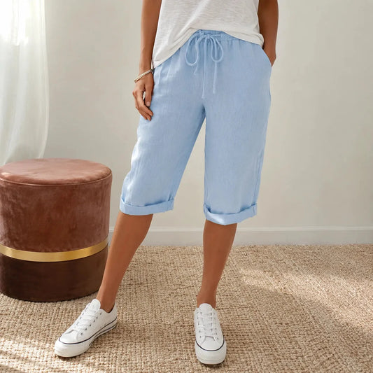 Pull-on -look capri pants